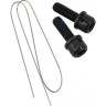 Адаптер дискового тормоза SHIMANO R203P/S, болт 2 штуки, проволока 1 штука ISMMAR203PSA