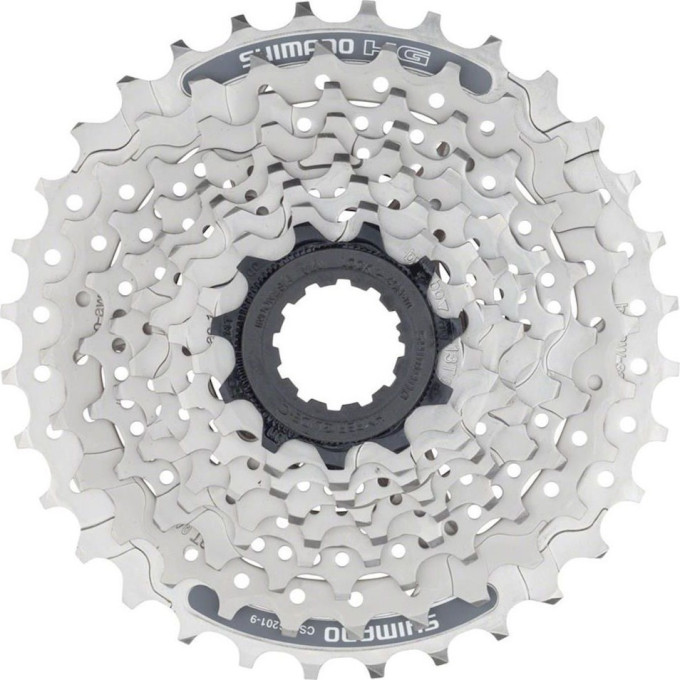 Кассета SHIMANO ALIVIO HG201, 9 скоростей, 11-36 серебристый ECSHG2019136