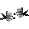 Шифтер SHIMANO CLARIS, 2400, ЛЕВ/ПР, 2X8СК, ТРОС+ОПЛЕТКА, ДЛЯ ПЛОСК. РУЛЯ ESL2400DPA