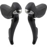 Шифтер/Тормозная ручка SHIMANO 105, 5800, ЛЕВ/ПР, 2X11СК, ТРОС+ОПЛЕТКА, ЦВ. ЧЕРНЫЙ IST5800DPAL