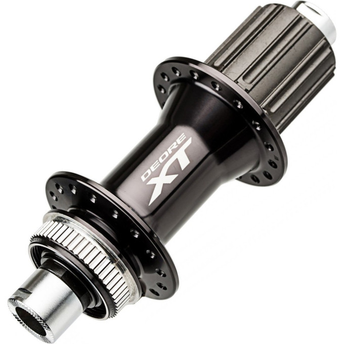 Втулка задняя SHIMANO DEORE XT, M8010, 32 отверстия, 8/9/10/11 скоростей, C.LOCK, под ось 12 мм (без оси), OLD:142 мм EFHM8010E