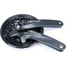 Система SHIMANO ALTUS, M2000, 170 мм, квадрат, 40/30/22T, черной с защитой, с болтами EFCM2000C002C