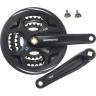 Система SHIMANO ALTUS M311, 170 мм, квадрат, 42/32/22T, с защитой, черный EFCM311C222CL