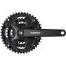 Система SHIMANO ALTUS, MT101, 175 мм, для 3X9 скоростей, квадрат, 40/30/22 черный EFCMT101E002XLB