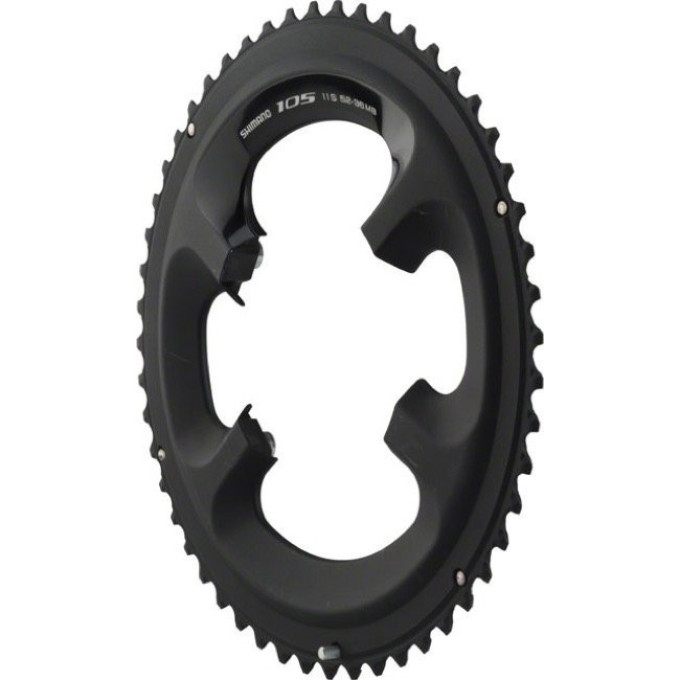 Звезда SHIMANO 105 52T-MB, передняя, для FC-5800, для 52-36T, черный, Y1PH98110